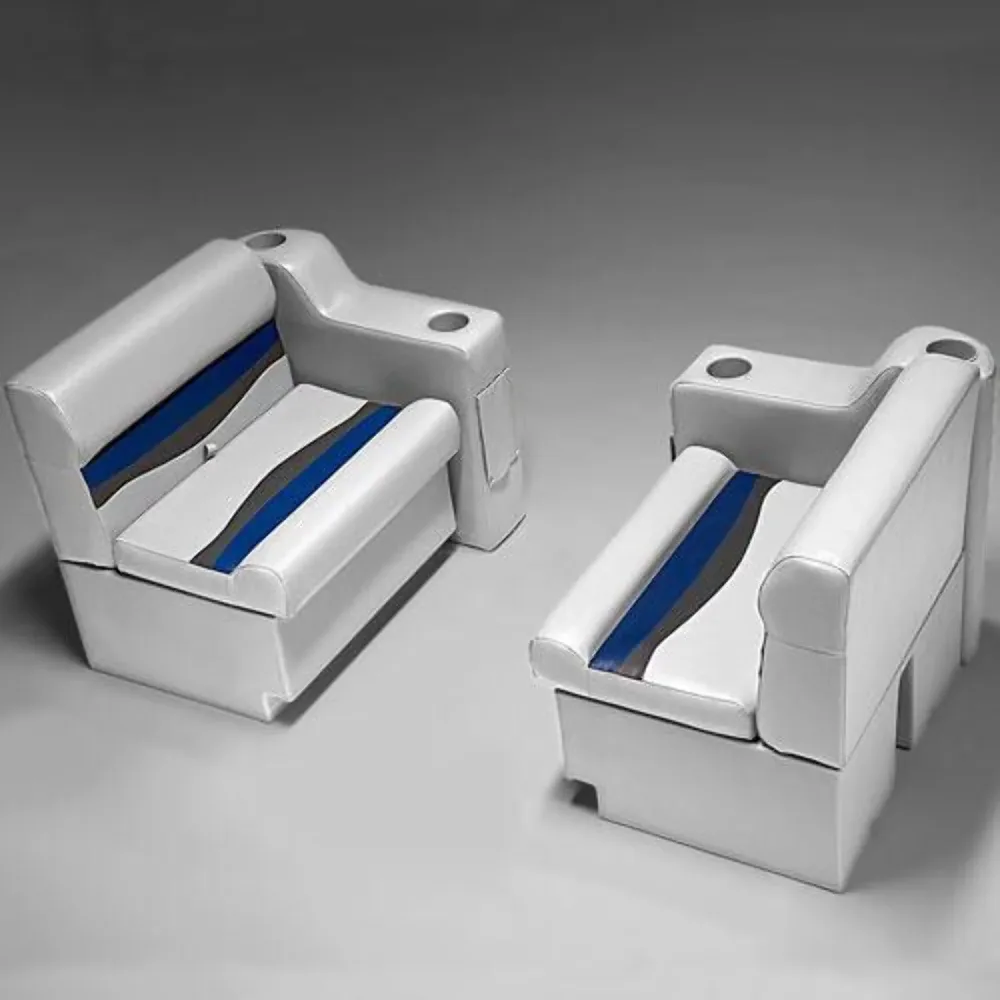 Pontoon Boat gray blue 32 oz