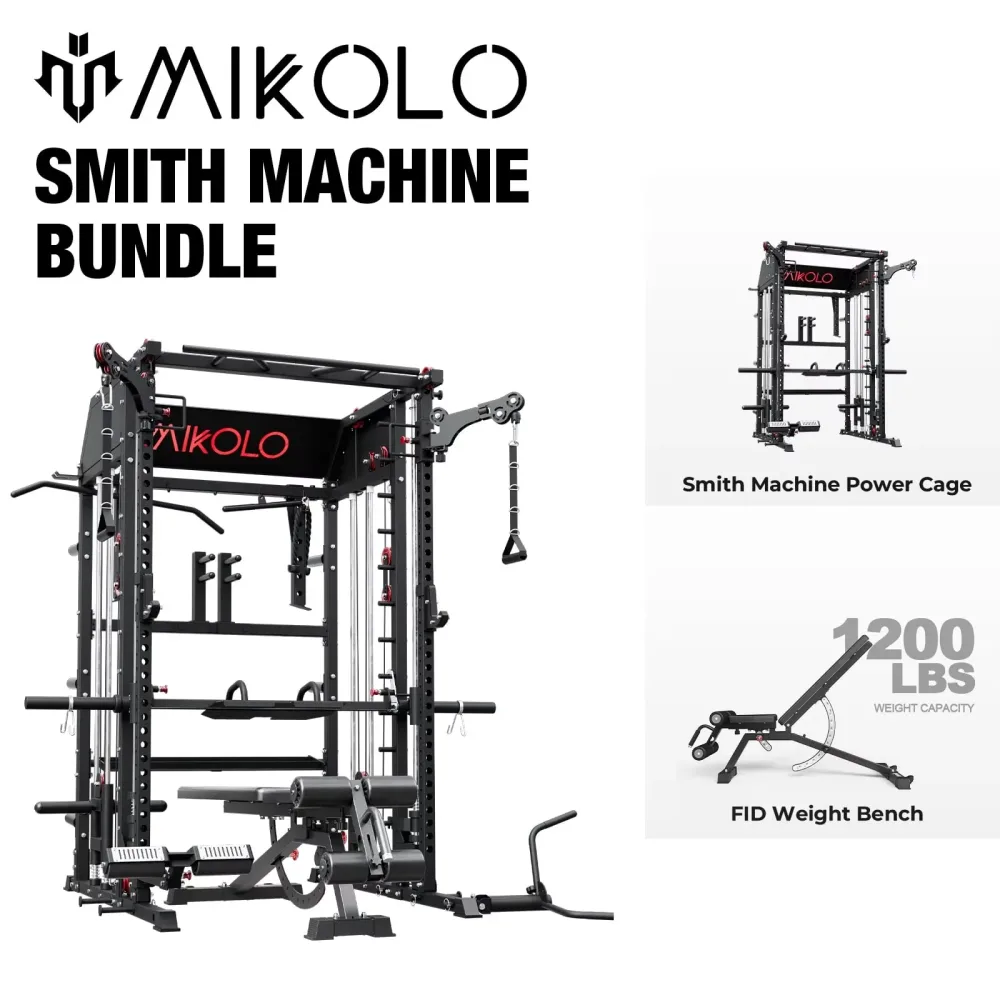Smith Machine black 2mm 2200 lbs