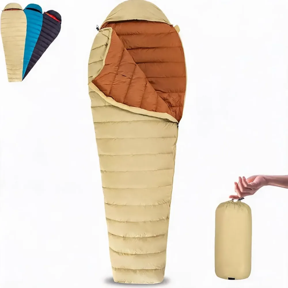 Sleeping Bag 0.57 lb beige brown