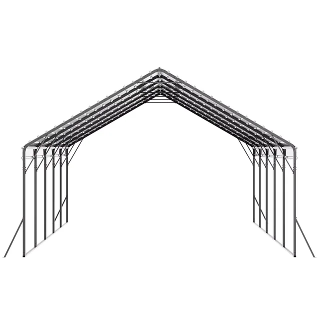 Metal Carport 24 ft 35 lbs 0.04 in