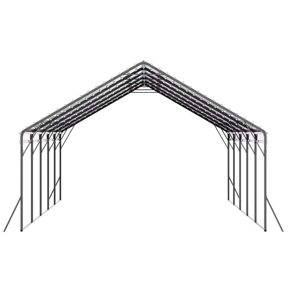 Metal Carport 24 ft 35 lbs 0.04 in