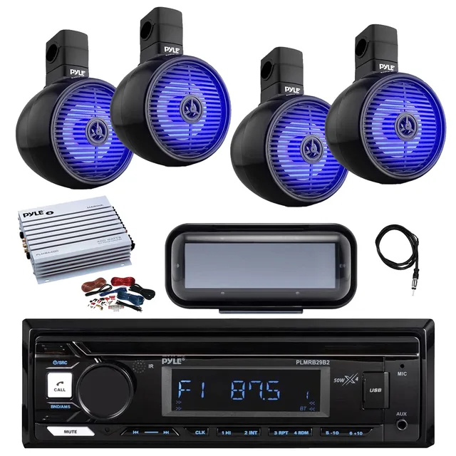 Player Stereo 8" 300 watt bluetooth