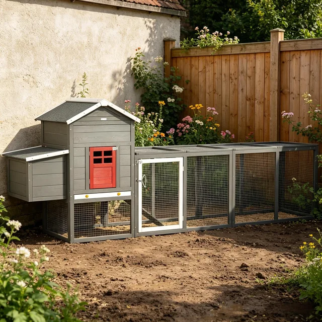 Chicken Coop 118" 26" 45.75"