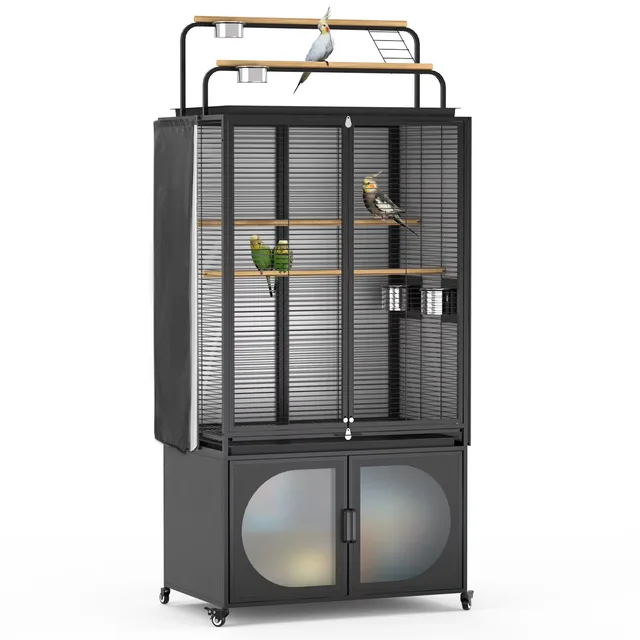 Bird Cage green black