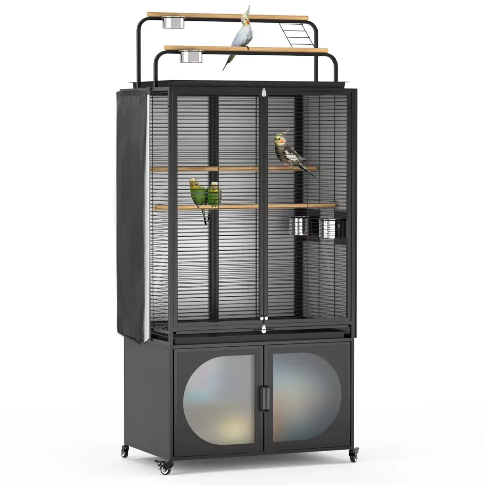 Bird Cage green black