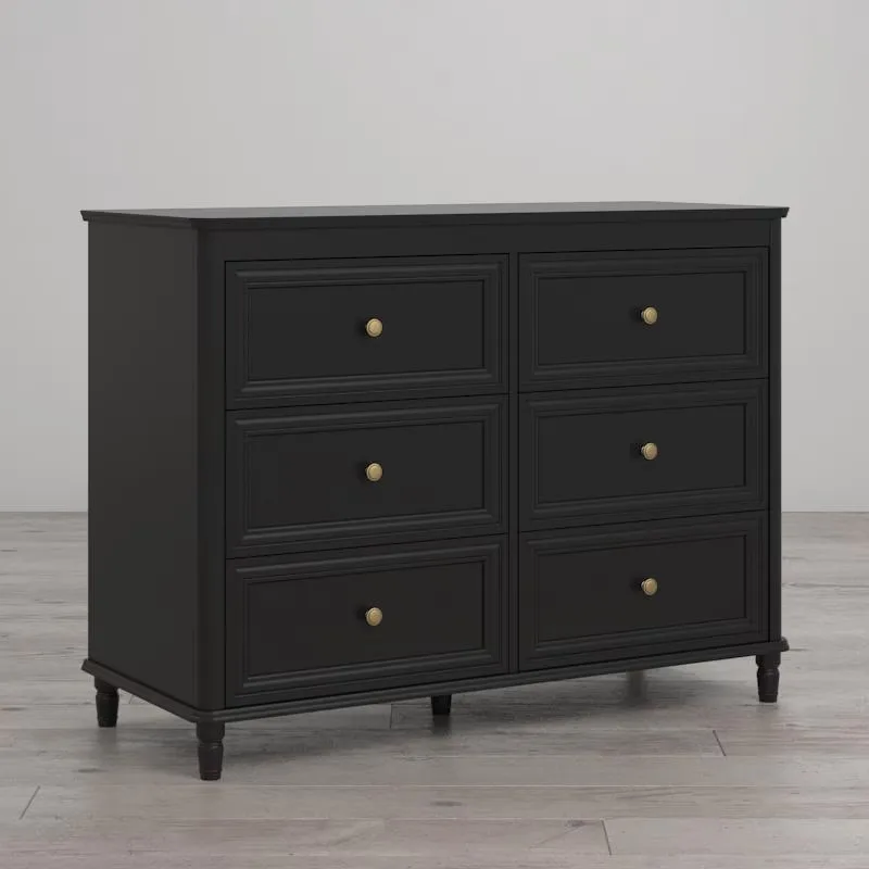 Bedroom Furniture white black 47.25"