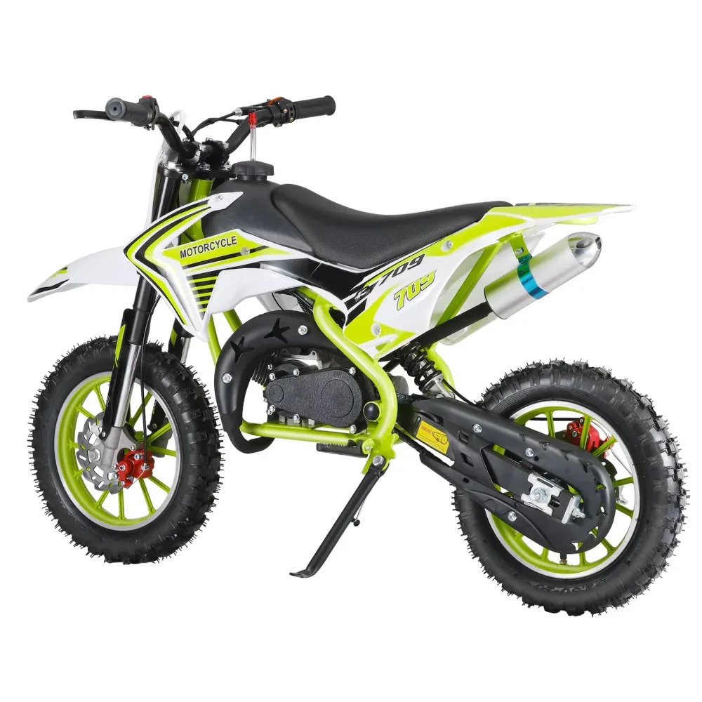 Dirt Bike green 10 inch 47.2 inches