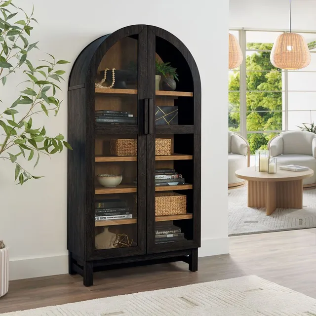 Cabinet black 36 in 16.375 in