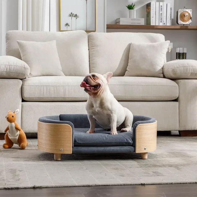 Dog Bed 30" gray