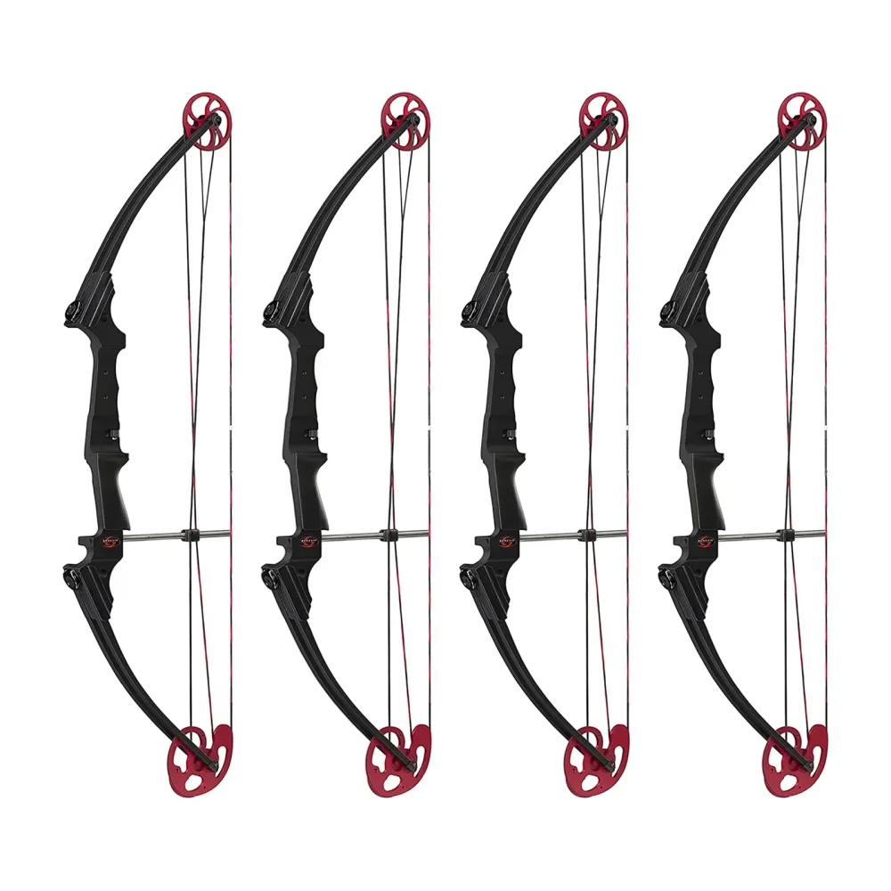 Bow 4 pack adjustable black