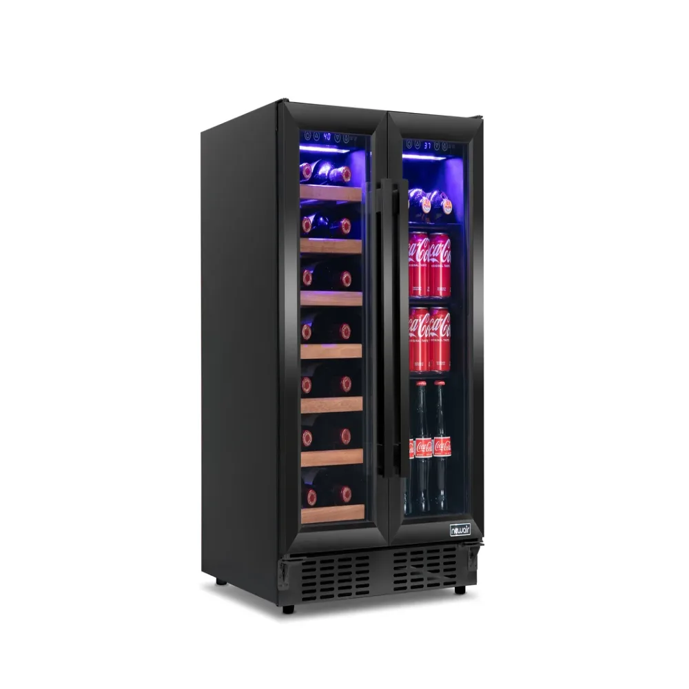 Beverage Cooler 24 in black adjustable