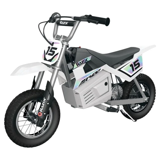 Dirt Bike white 140 pounds 24 volts