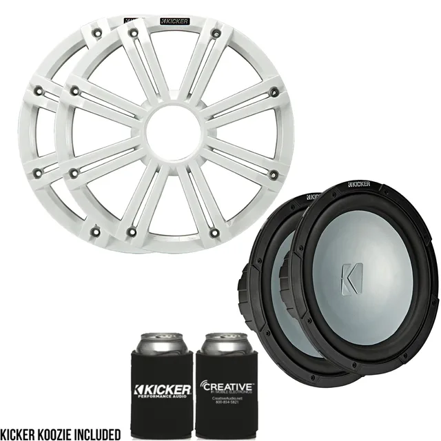 Audio Components 10 inch led white