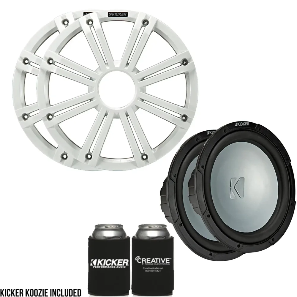 Audio Components 10 inch led white