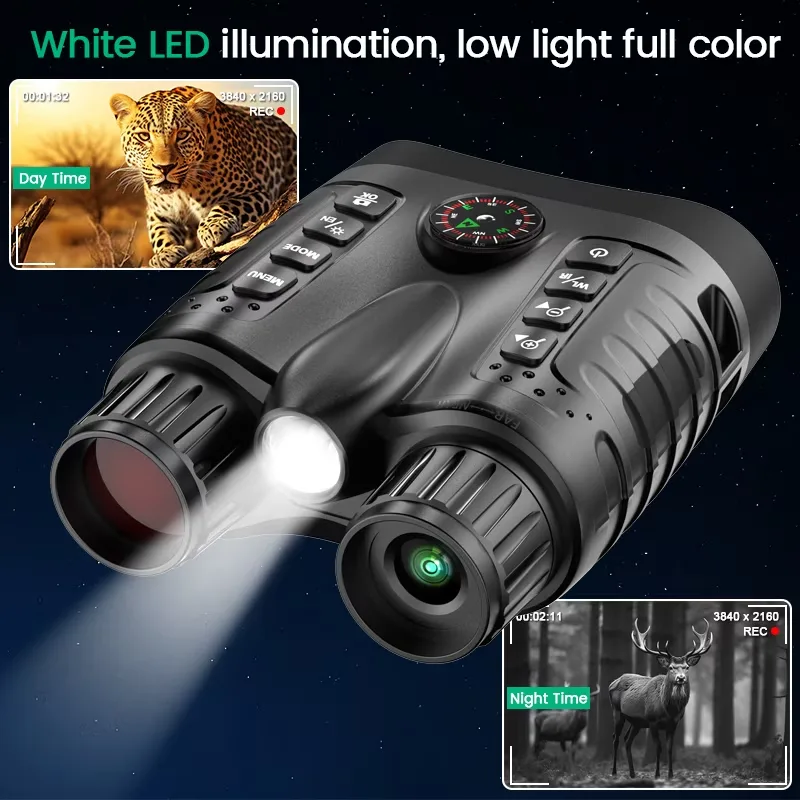 Vision Binoculars 3w white adjustable