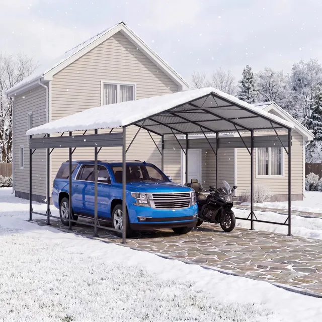 Metal Carport waterproof black