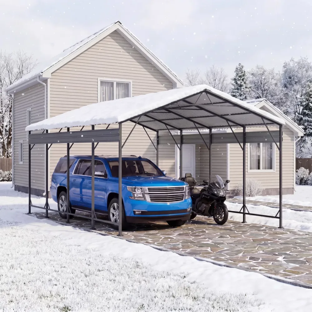 Metal Carport waterproof black