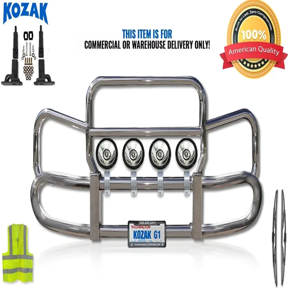 Steel Grille silver 2" 6"