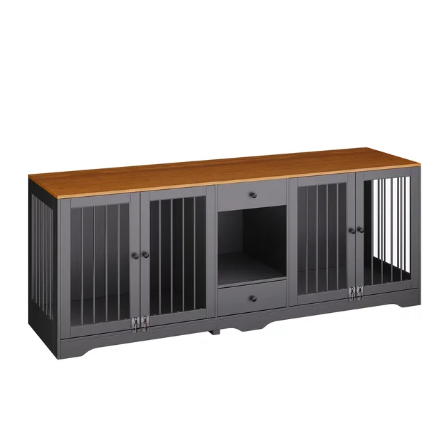 Dog Crate black 83' 82.68'