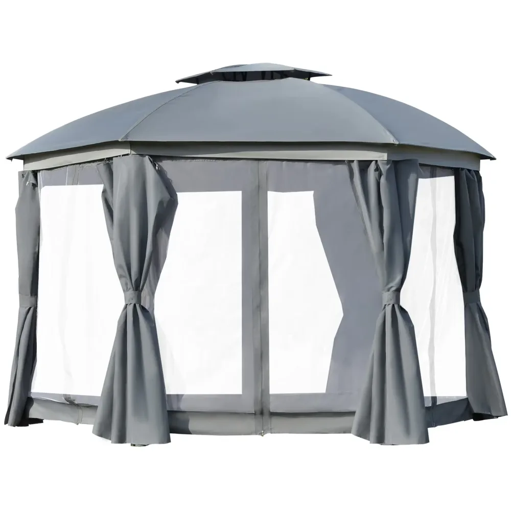 Gazebo Canopy 12' grey waterproof