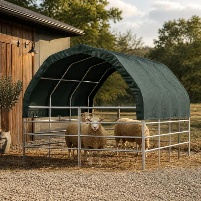 Shelter Canopy 12 ft green gray