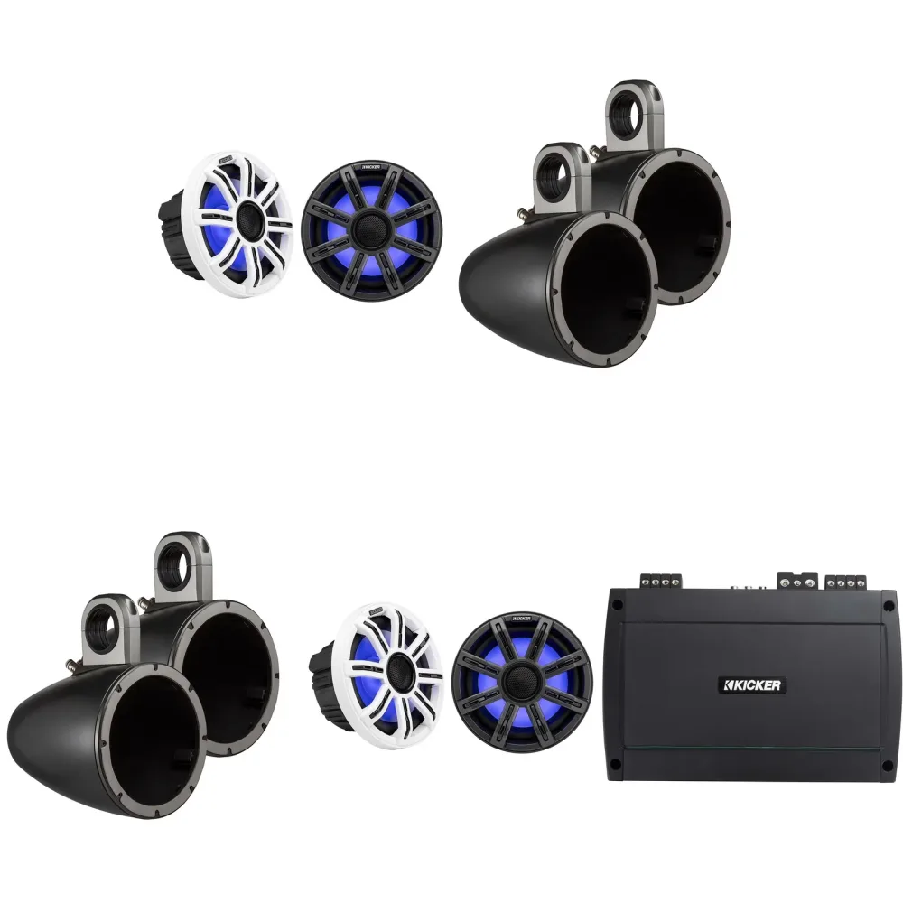 Audio Components 8" 2 pair black