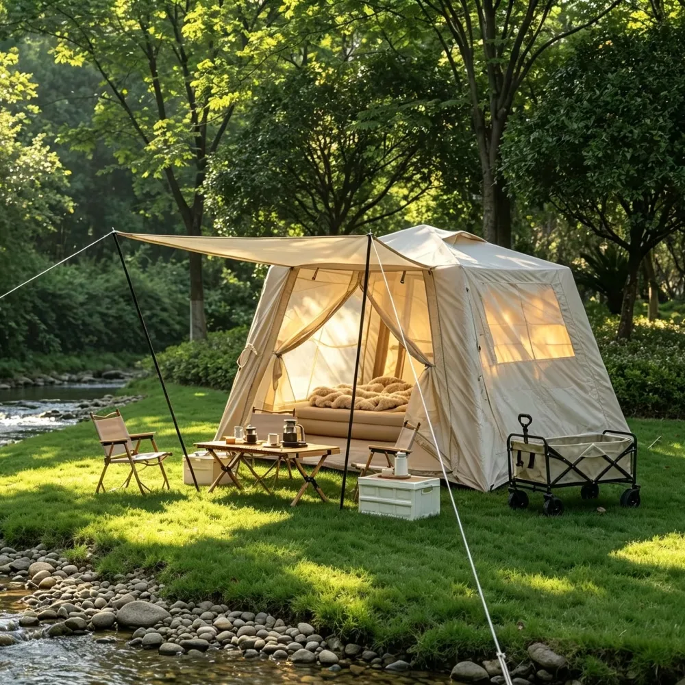 Inflatable Tents 2-3 person waterproof 70.08 inch