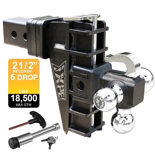Adjustable Trailer 2.5 inch 18500 lbs 6 inch