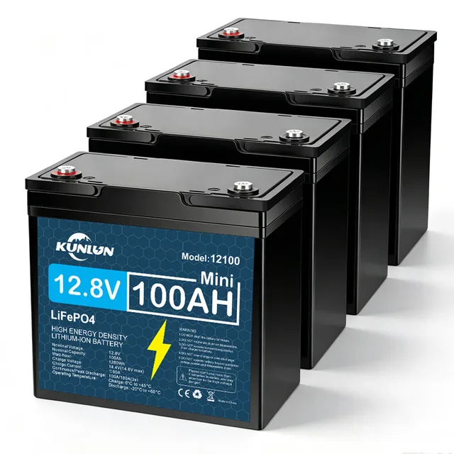 Lithium Battery 4 pack 12v 12.8v