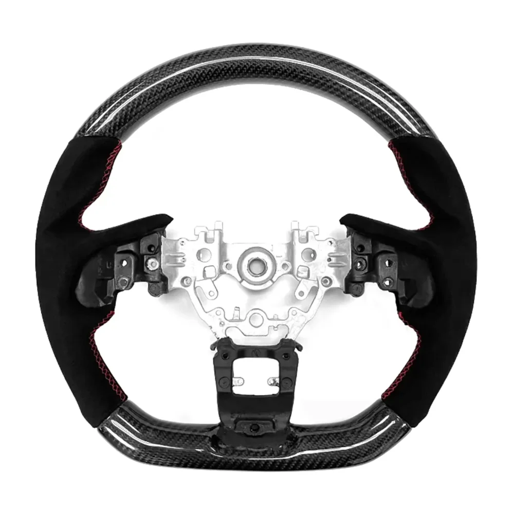 Motorsports Steering black red