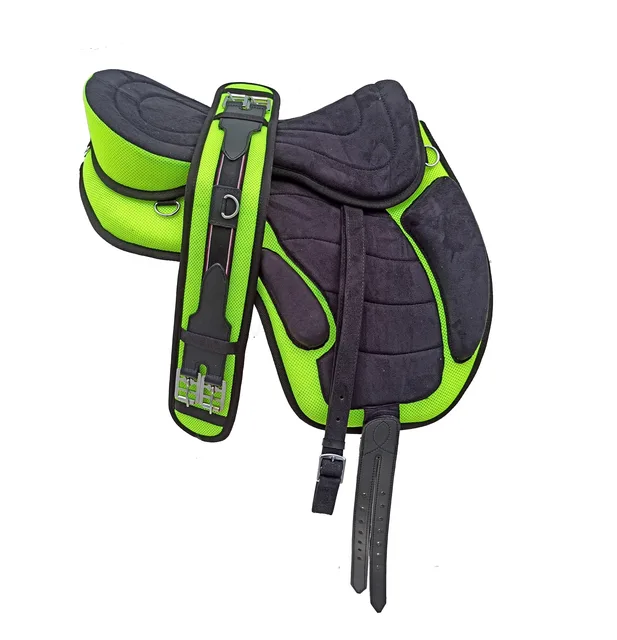 Horse Saddle 10" green 18"