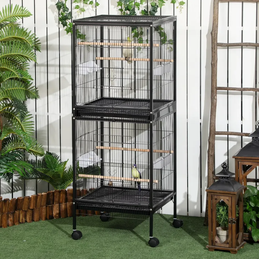 Bird Cage 55" 2 in black