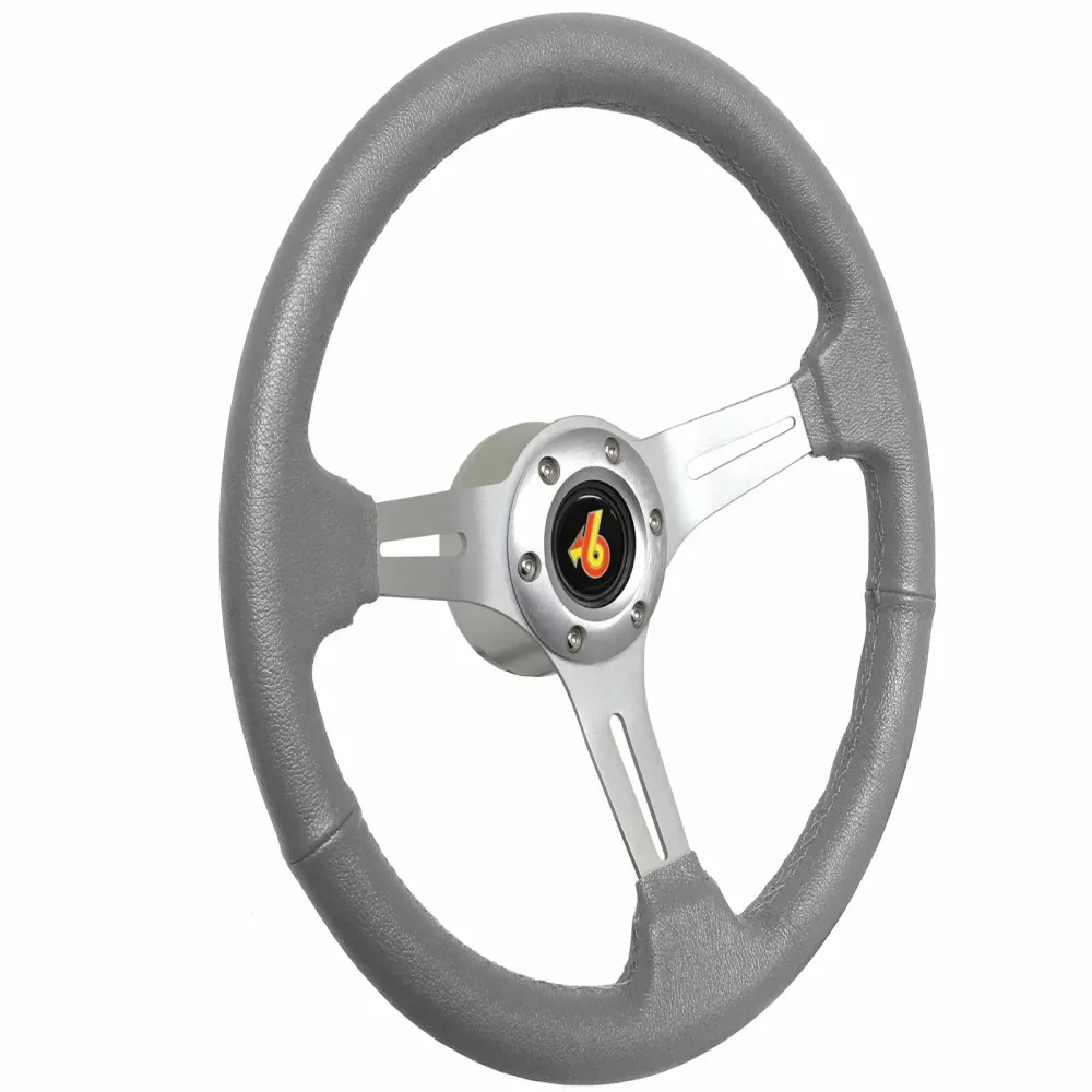 Wrapped Steering gray 2.5 inches 14 inches