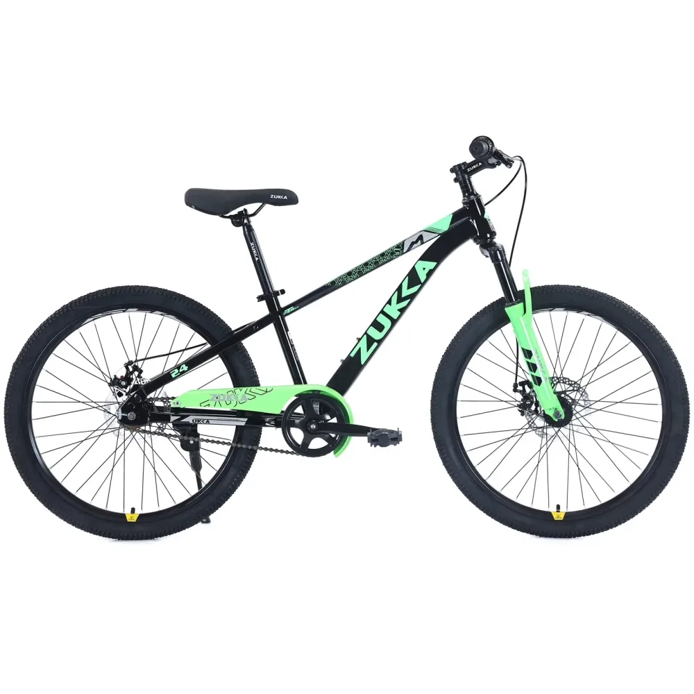 Mountain Bike 24 inch green 56-66 inches