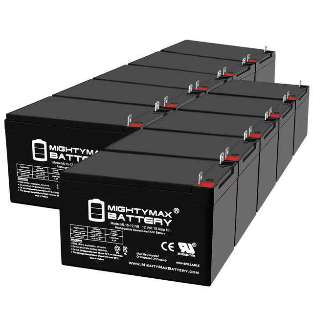 Battery 12v 10 pack 12 volt
