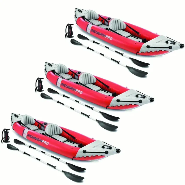 Pump 2 person 3 pack red