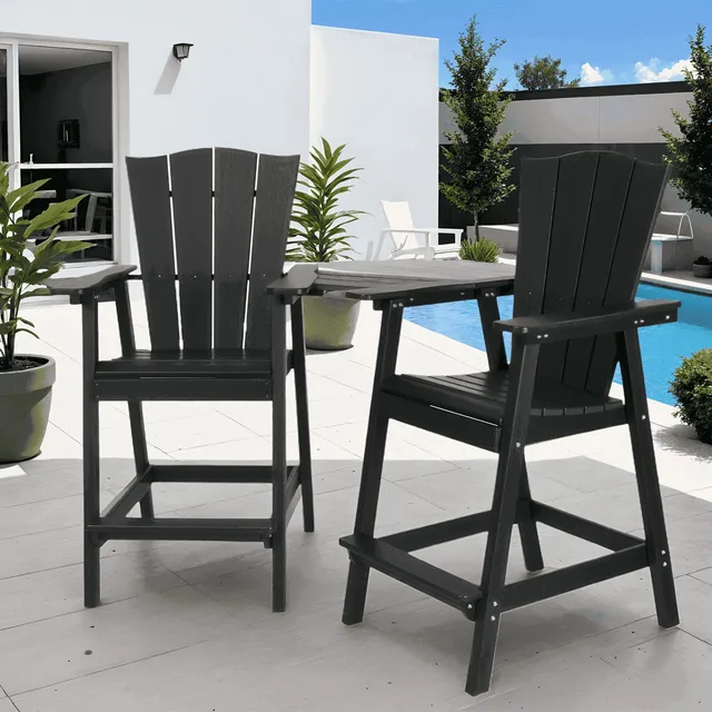 Patio Furniture black 28.74" 28.07"