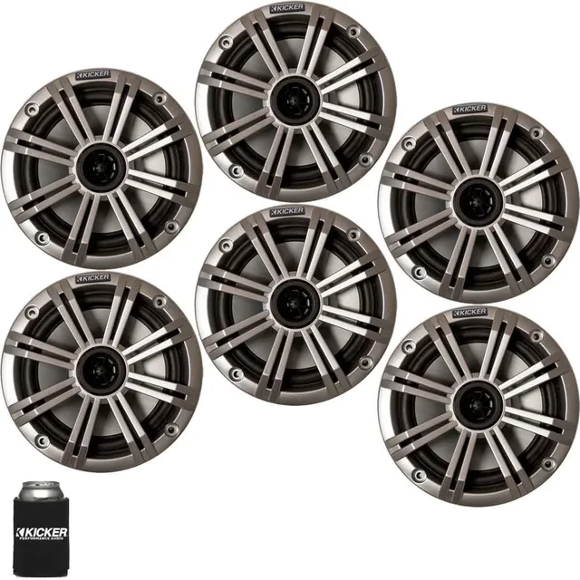 Speaker 6.5" 3 pairs silver
