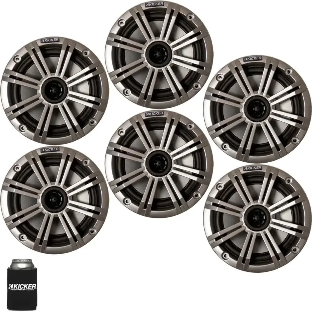 Speaker 6.5" 3 pairs silver