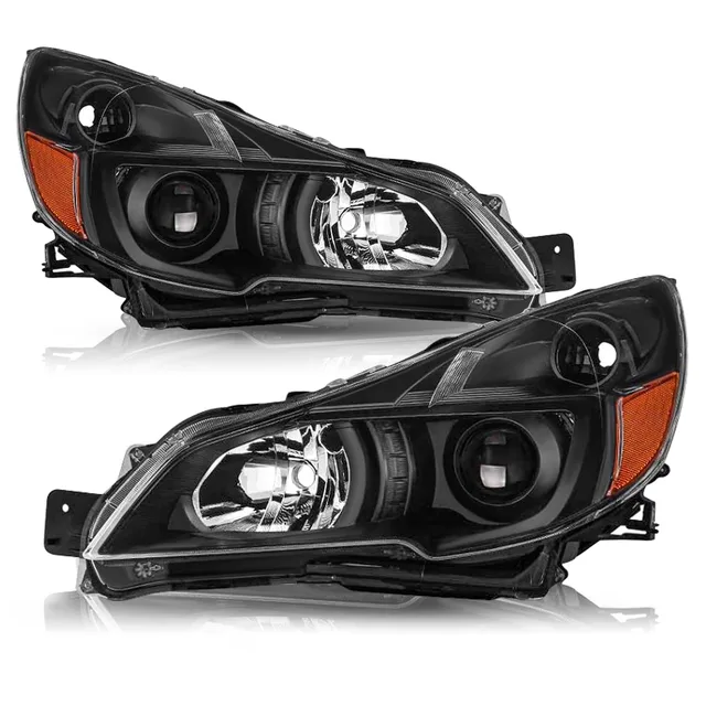 Projector Headlights black 1 pair