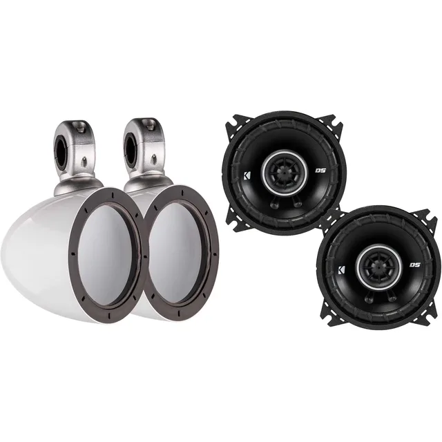 Speaker 4" white 4 inch