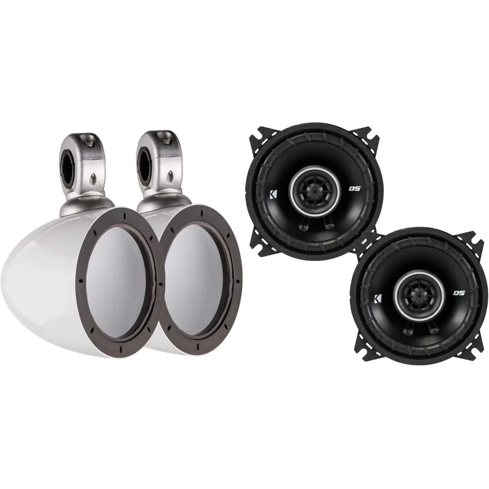 Speaker 4" white 4 inch