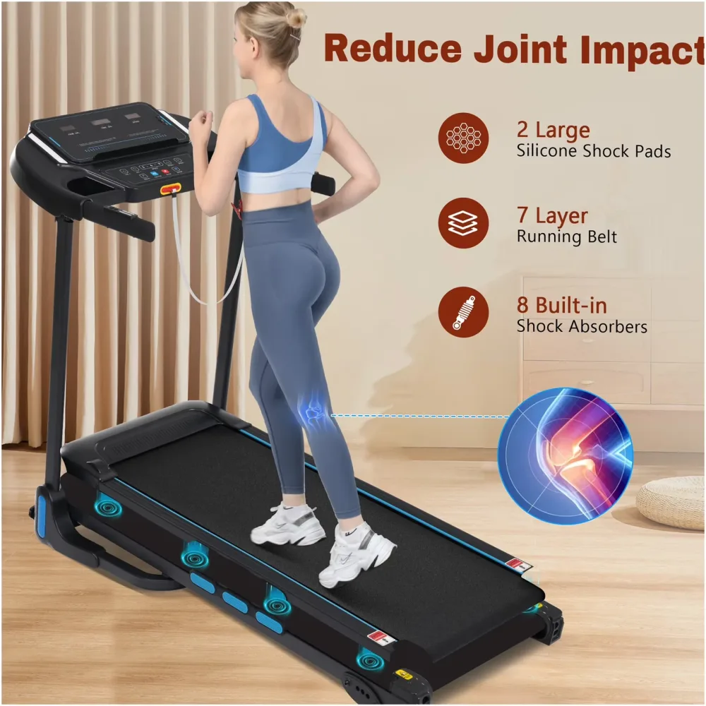 Electric Treadmill 3.5hp 350lbs folding