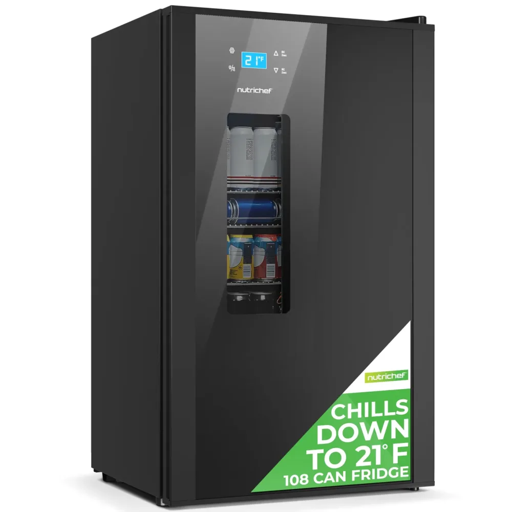 Beverage Refrigerator 33 in adjustable black