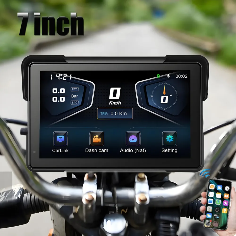 Motorcycle 7 inch portable 7inch