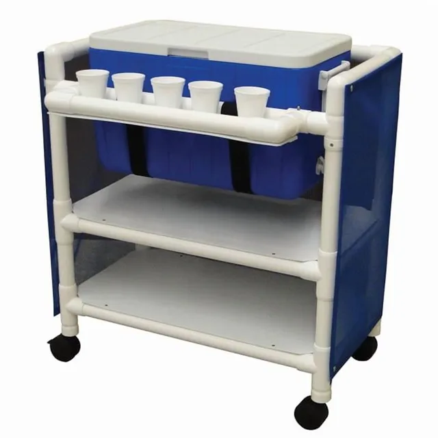 Cart 48 quart 3" 32"