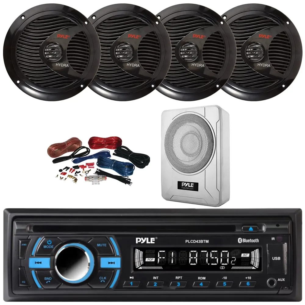 Stereo Receiver 6.5" 150w 600w