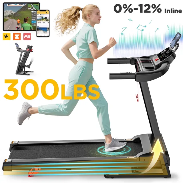 Running Machine 300 lbs 3.6 hp folding