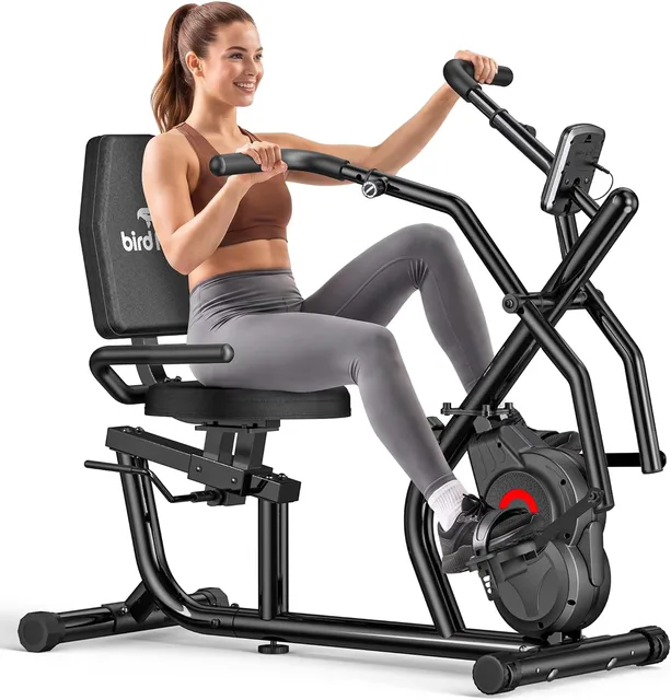 Exercise Bike 480 lbs adjustable black
