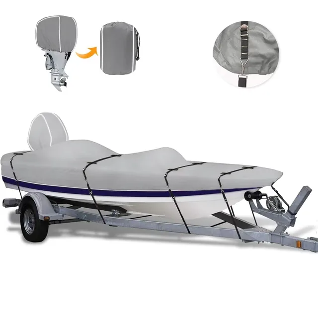Boat Cover waterproof 16-18.5 ft 98"